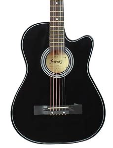 Juârez Acoustic Guitar, 38 Inch Cutaway, 038C with Bag, Strings, Pick ...