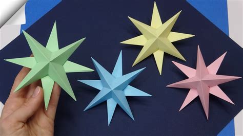 How to make a paper star for christmas | Christmas decorations with paper - YouTube