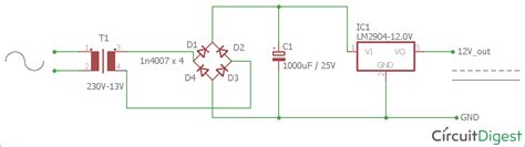 AC to DC Converter Circuit Diagram