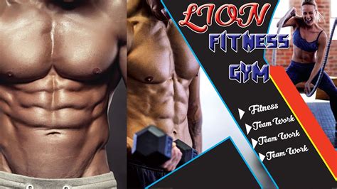 Make Fitness Banner In Ps My World Photoshop - YouTube