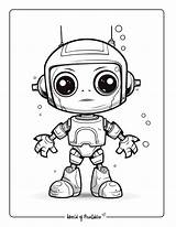 Robot Coloring Pages  World Of Printables sketch template