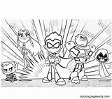 Teen Titans Go Coloring Pages To Print  Free Printable sketch template