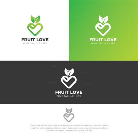 Fruit Stylish Logo Design Template 002072 - Template Catalog