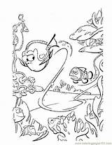 Finding Nemo Dory Coloring Pages  Coloring Nation sketch template