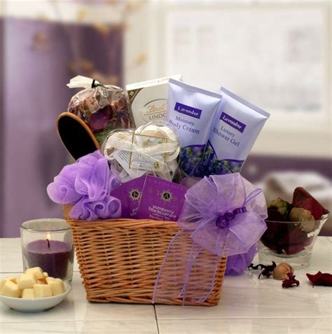Women's Gift Baskets Spa Gift Basket for Her Lavender | Etsy