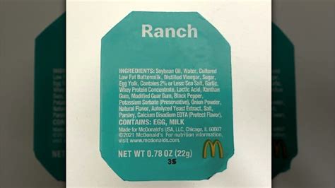 Creamy Ranch Sauce: Dipping Sauce McDonald's