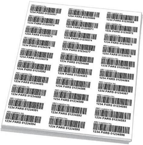 Paper A4 Barcode Label Sheets at Rs 12/sheet in Mumbai | ID: 2852933641388
