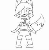 Fun Time Foxy F Naf Coloring Pages Sketch Page sketch template