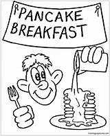 Have Breakfast For Coloring Pages sketch template
