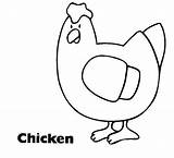 Cooked Chicken Coloring Page At GetColoringscom  Free Printable sketch template