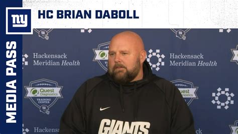 Coach Brian Daboll gives final thoughts ahead of matchup vs. Commanders