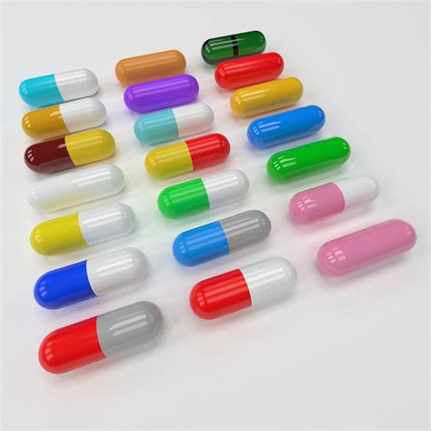 Medicine Capsule 3D - TurboSquid 1997385