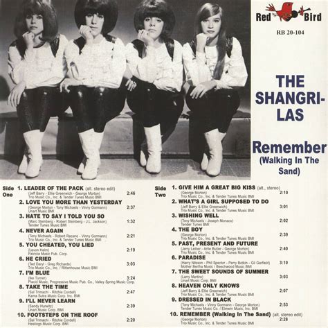 The Shangri-Las LP: Remember - Walking In The Sand (LP) - Bear Family Records