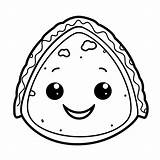 Tacos coloring Page – Coloring Corner sketch template