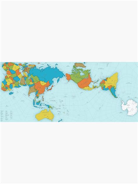 "Authagraph World Map" Poster for Sale by NaMaloomAfraad | Redbubble