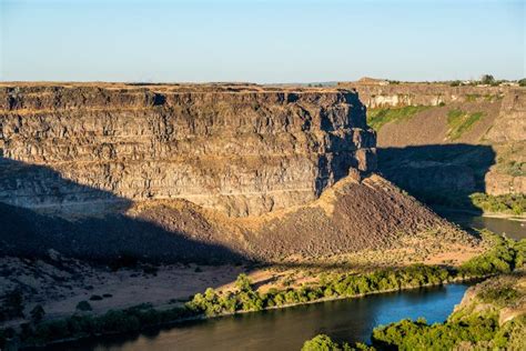 Snake River Canyon Near Twin Falls, Idaho Stock Photo - Image of nature ...