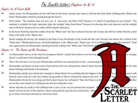 The Scarlet Letter Summary Chapter 19 - Infoupdate.org