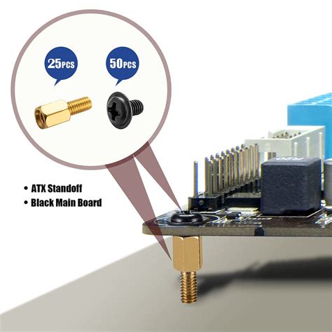 502Pc Motherboard Standoffs Screw Kit | Basic Computer Screws Set for – Reliable Store