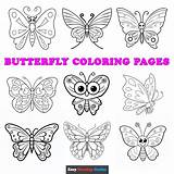 Free Printable Butterfly Coloring Pages A Colorful Journey For Kids sketch template