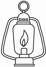 Camping Lantern coloring Page  ColouringPages sketch template