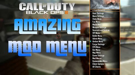 Black Ops 2 - MOD MENU | Dynamic v3 GSC + DOWNLOAD [PS3/XBOX/PC] (GER / ENG) - YouTube