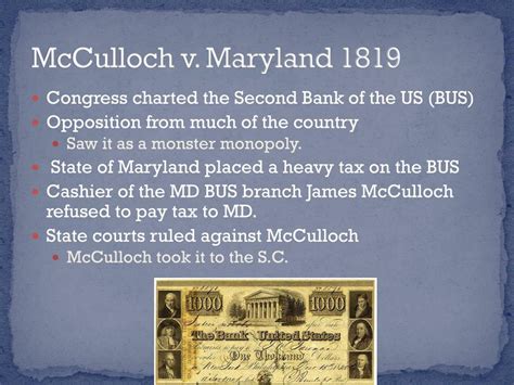 Mcculloch V. Maryland