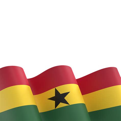 Ghana flag design national independence day banner element transparent background png 11346934 PNG