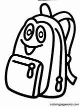 Backpack Coloring Pages To Print  Free Printable sketch template