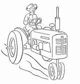 Free Printable Tractor Coloring Pages sketch template