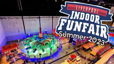 Indoor Funfair Liverpool August 2023 - YouTube