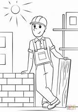 Construction Worker coloring page  Free Printable Coloring Pages sketch template
