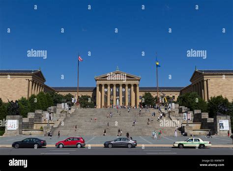 The Art Museum Steps (or 'Rocky' steps), Philadelphia Museum of Art ...