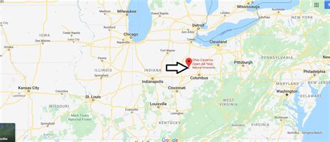 Where is Ohio Caverns? How long is the Ohio Caverns tour? | Where is Map