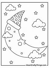 Printable Moon Coloring Pages Updated 2021 sketch template