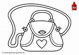 Handbag Coloring Pages  Home sketch template