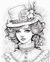Victorian Era Coloring Pages sketch template