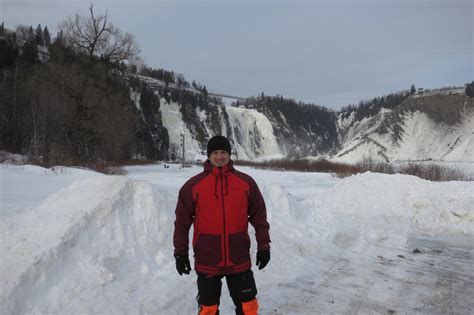 Ice Climbing Montmorency Falls