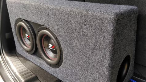 Slim Aero-ported Box for Dual 8 Inch Car Subwoofers - YouTube