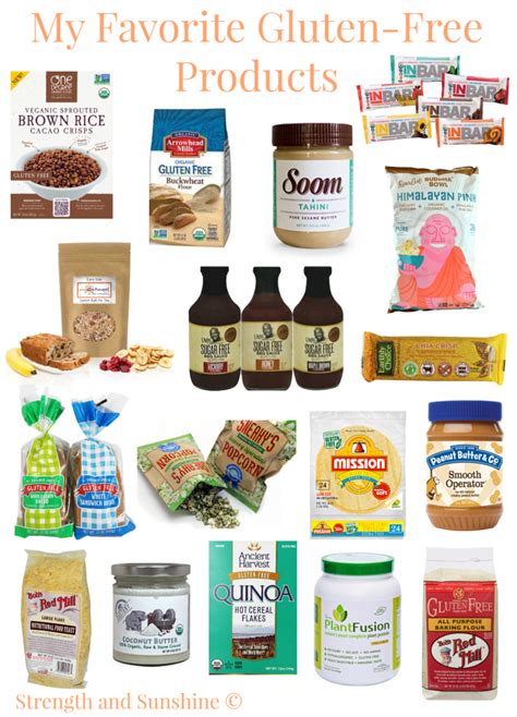 My Favorite Gluten-Free Products