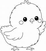 Cute Chick Coloring Page  coloring Pages Free Kids sketch template