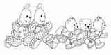 Bananas in Pyjamas Coloring Pages Printable Coloring4free  sketch template