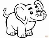 Cute Baby Elephant coloring page  Free Printable Coloring Pages sketch template