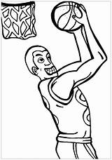 Printable basketball coloring page For Kids  Basketball Coloring Pages sketch template