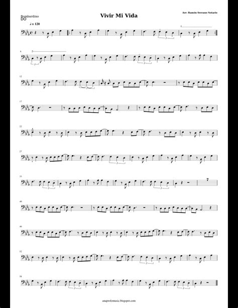 Vivir Mi Vida sheet music for Voice download free in PDF or MIDI