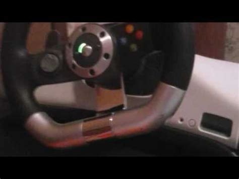 Xbox 360 steering wheel setup - YouTube