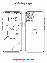 1221 Easy Iphone Coloring Page  PDF sketch template