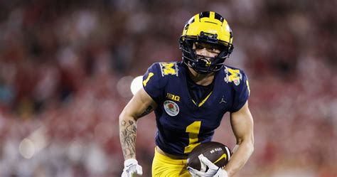 Michigan's Roman Wilson Declares for 2024 NFL Draft After CFP Title Win with Harbaugh