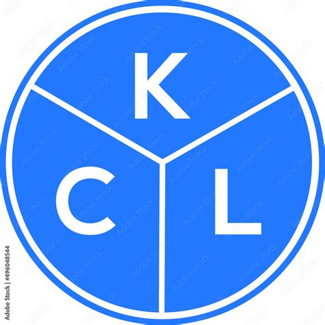 KCL letter logo design on white background. KCL creative circle letter logo concept. KCL letter ...