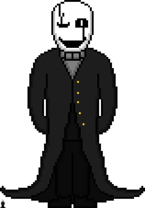 W.D Gaster Sprite by flambeworm370 on DeviantArt