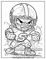 Football Coloring Pages Free Downloads  Sheets For Kids sketch template